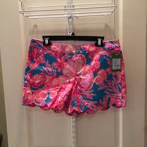 Lily Pulitzer Buttercup Scalloped Shorts